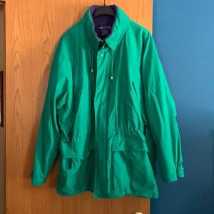 Nautical Winter Fleece-Lined Men’s Parka